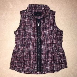 NWOT Lands’ End Purple and Pink Vest Size Small